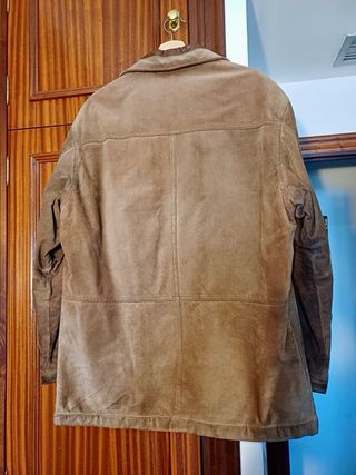 Chaqueta Old Taylor de ante y cuero