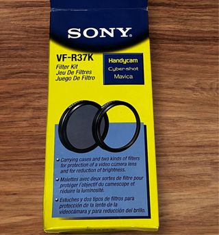 Juego de Filtros 37mm Sony Handycam VF-R37K