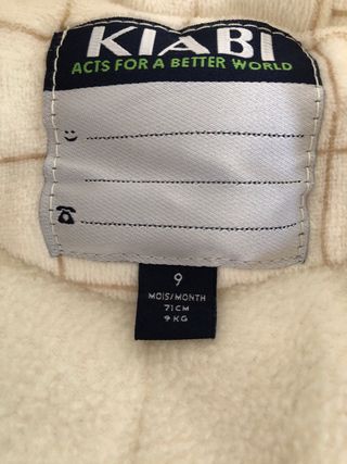 Buzo invierno bebé 9 meses