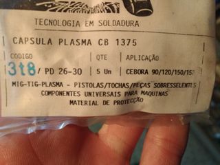 5 Bicos Corte Plasma 3,0mm p/ Tochas CEBORA Novos