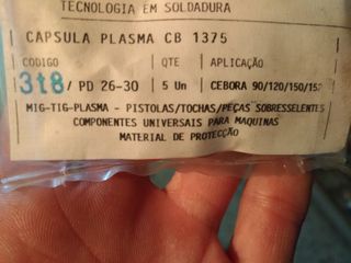 5 Bicos Corte Plasma 3,0mm p/ Tochas CEBORA Novos