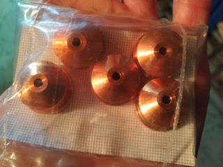 5 Bicos Corte Plasma 3,0mm p/ Tochas CEBORA Novos