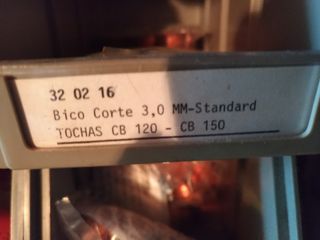 5 Bicos Corte Plasma 3,0mm p/ Tochas CEBORA Novos