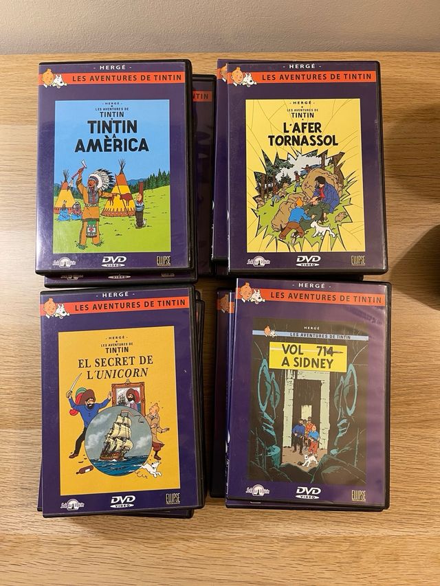 Colección DVD’s Las aventuras de Tintín