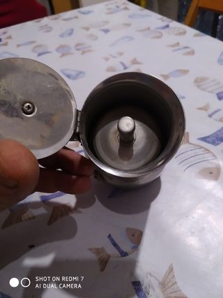 Caffettiera particolare in acciaio inox