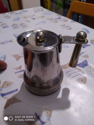 Caffettiera particolare in acciaio inox