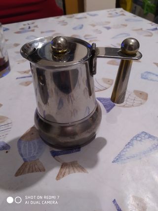 Caffettiera particolare in acciaio inox