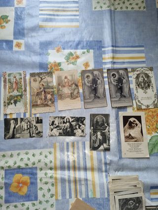 12 estampitas-recordatorios de 1914, 1918,...