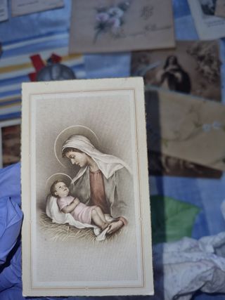 12 estampitas-recordatorios de 1914, 1918,...