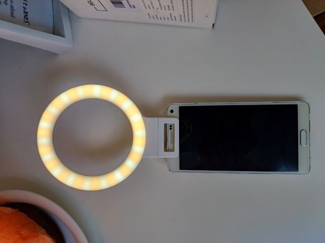 Anillo luz led para móviles o tablet