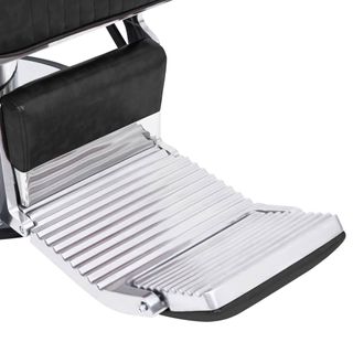 Silla de Peluquería de Cuero Sintético Negro