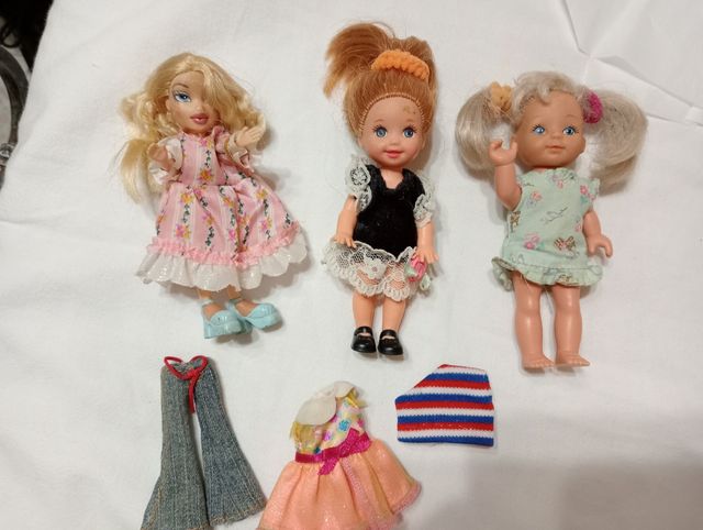 Lotto tre bamboline Mattel