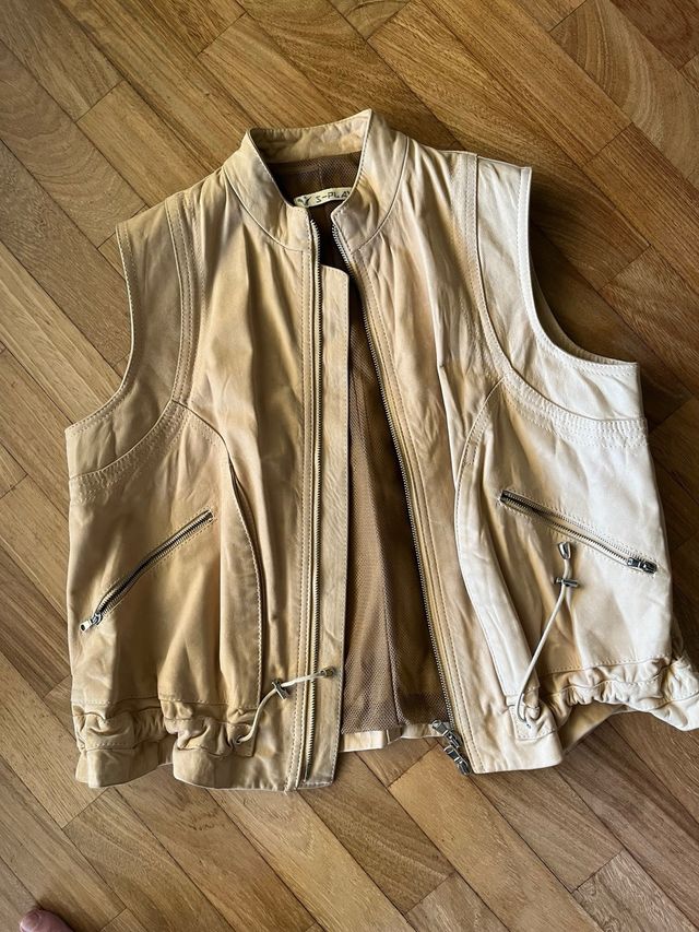 Gilet pelle s-play