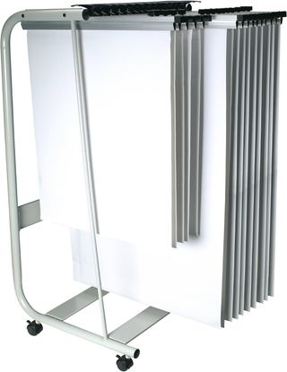 Soporte para carpetas colgantes grandes con ruedas