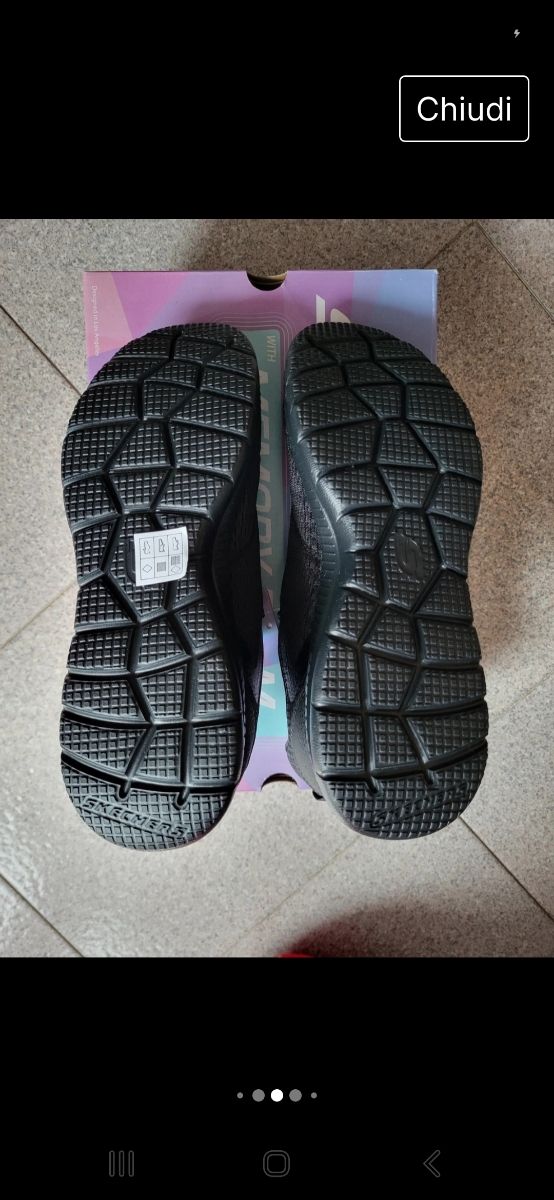 Scarpe Skechers nere n. 39