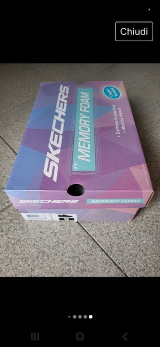 Scarpe Skechers nere n. 39