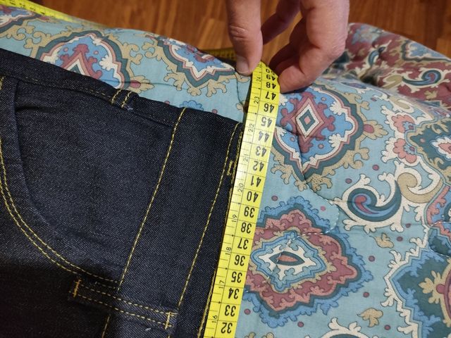 Jeans elasticizzato invernale pile interno