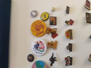 Colección de pines y chapas 