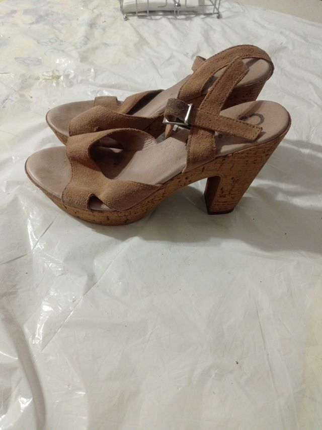 Sandalias de tacón mujer 38