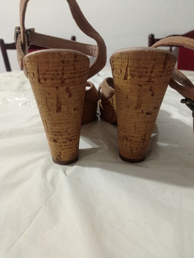 Sandalias de tacón mujer 38