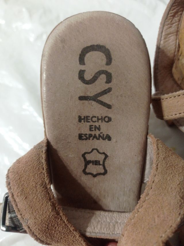 Sandalias de tacón mujer 38