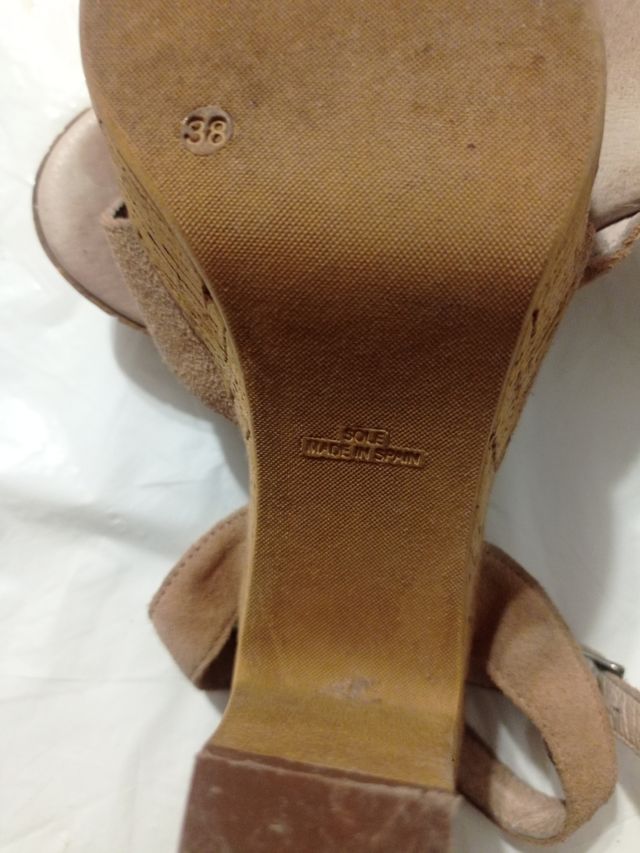 Sandalias de tacón mujer 38