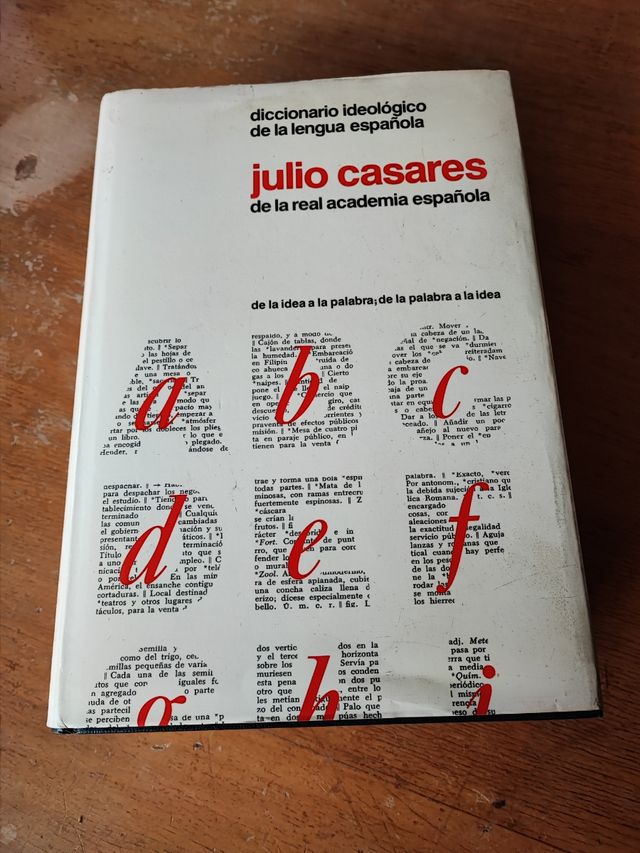 Diccionario lengua española. Julio Casares 