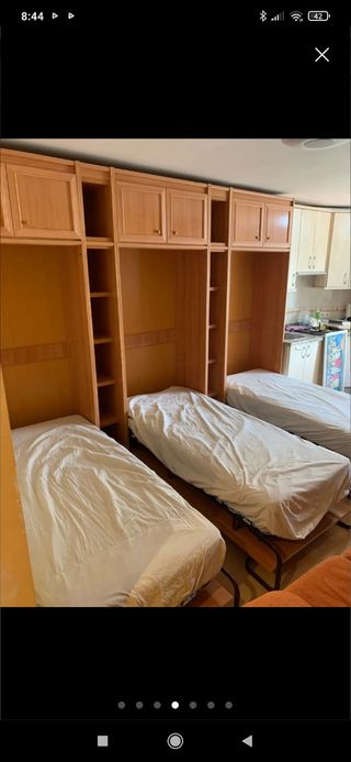 Armario cama plegable