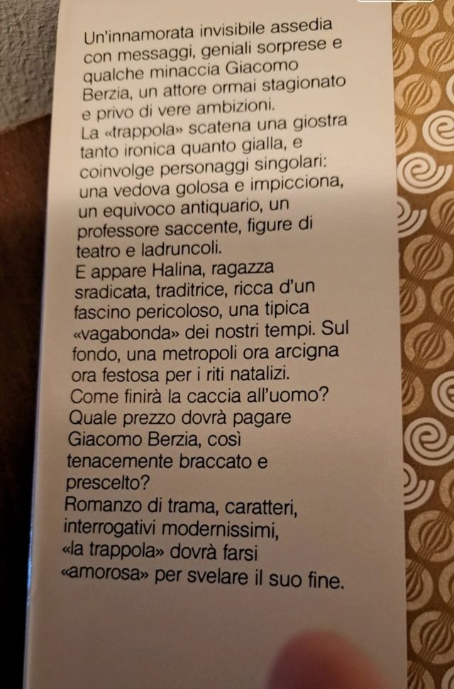 Romanzo "La Trappola Amorosa" 