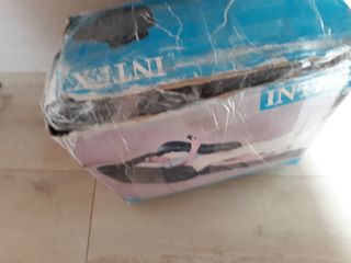 Poltrona letto gonfiabile Colore Nero, 107 x 221 x