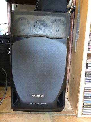 Altavoces Aiwa+ cadena completa con tocadiscos