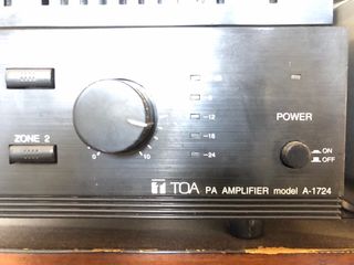 TOA PA amplificador model A-1724