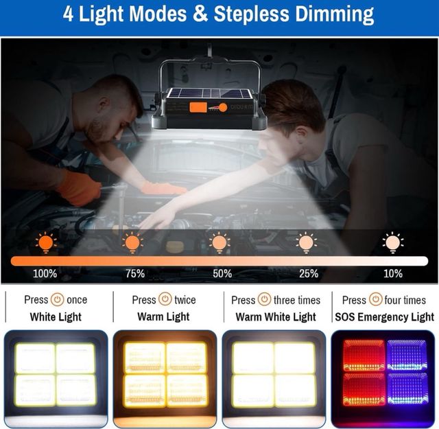 Foco Led Recargable 100W NUEVO