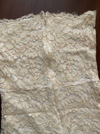 Vestido encaje Zara