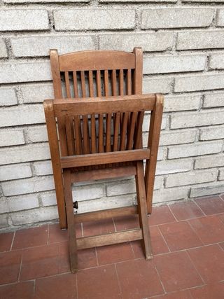 Silla madera plegable niños