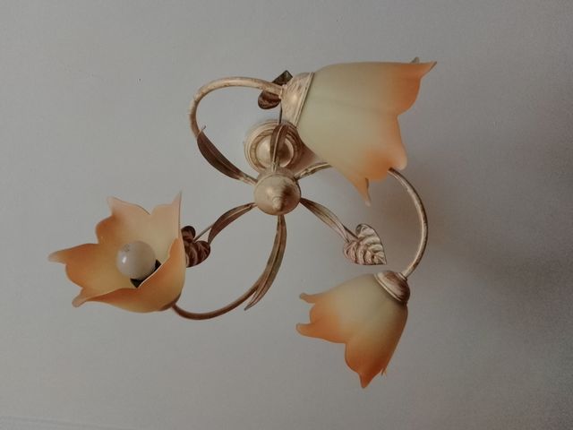 Lampara tres tulipas