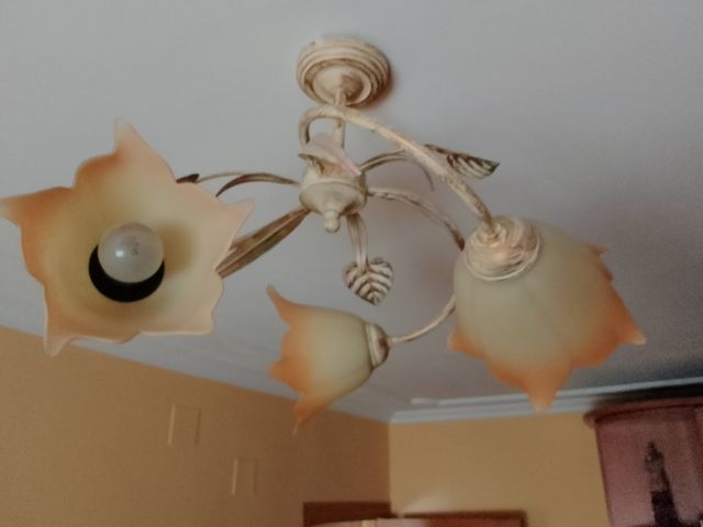 Lampara tres tulipas