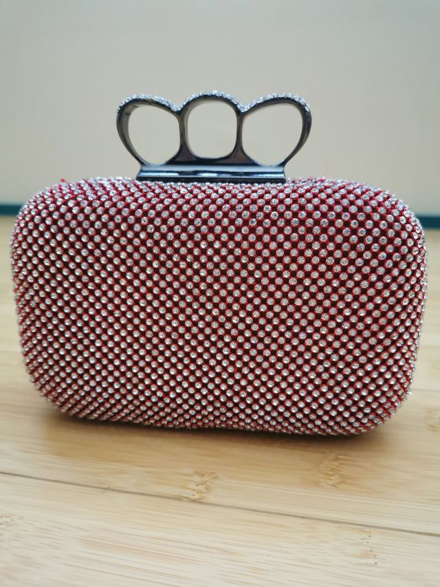 Mini clutch con strass