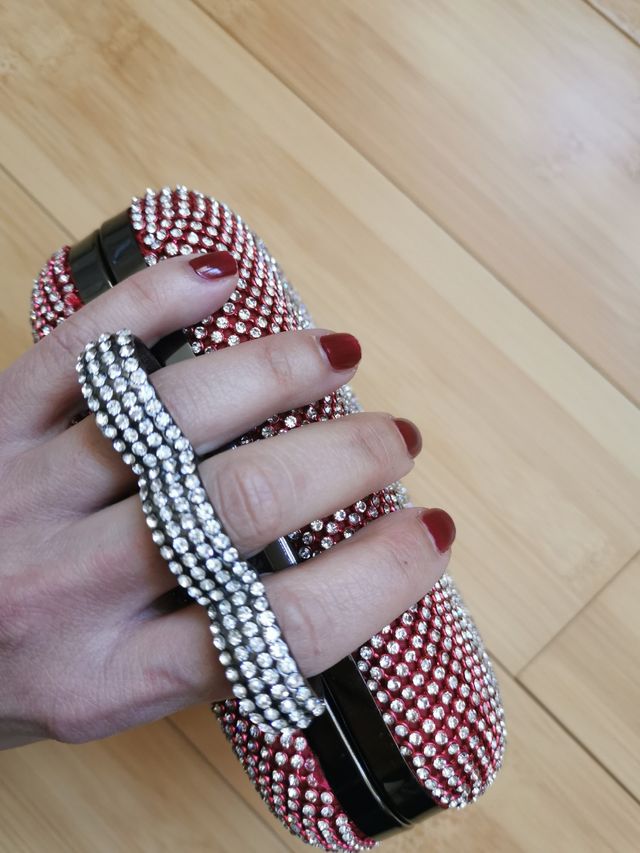 Mini clutch con strass