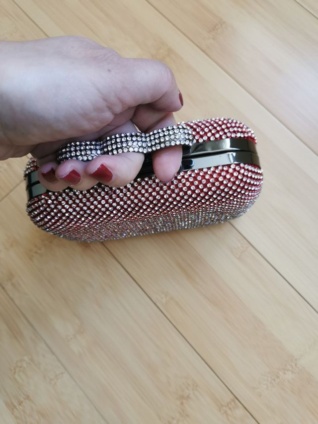 Mini clutch con strass