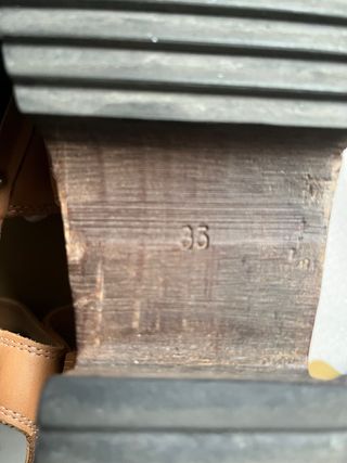 Zuecos piel Zara niña numero 35