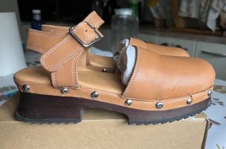 Zuecos piel Zara niña numero 35