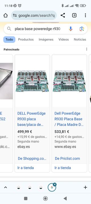 Placa base poweredge dell r930 9vp66