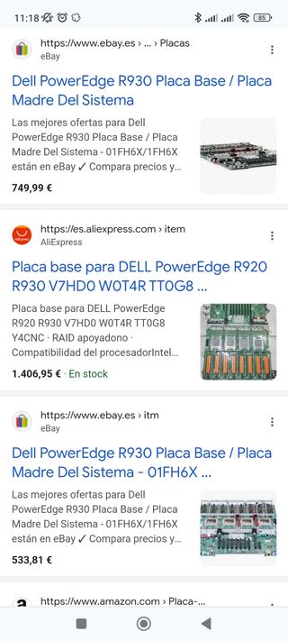 Placa base poweredge dell r930 9vp66