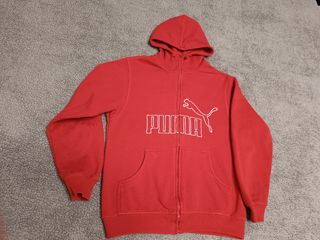 Chaqueta Puma roja con capucha 
