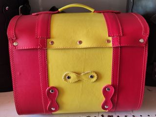 Bauletto borsone borsa pelle Vespa LAMBRETTA Vinta