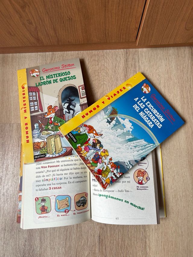 Libros Geronimo Stilton.