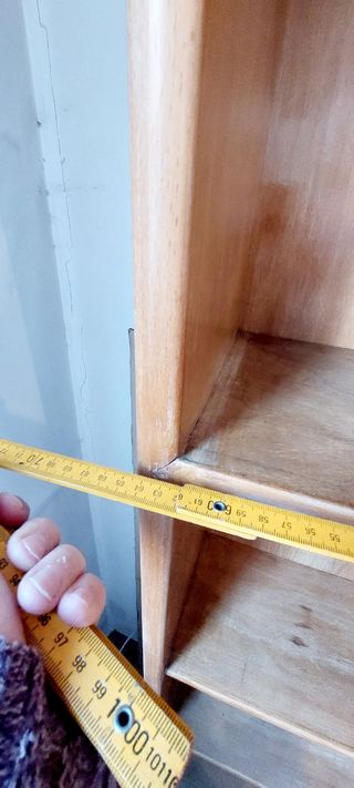 Vintage libreria mobile legno