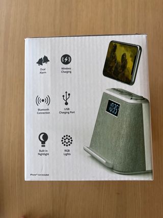 Radio despertador bluetooth I-box Glow