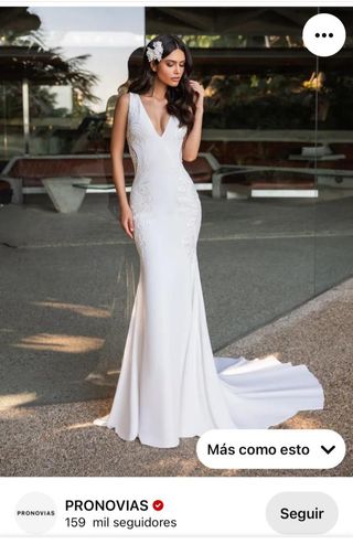 Traje de pronovias